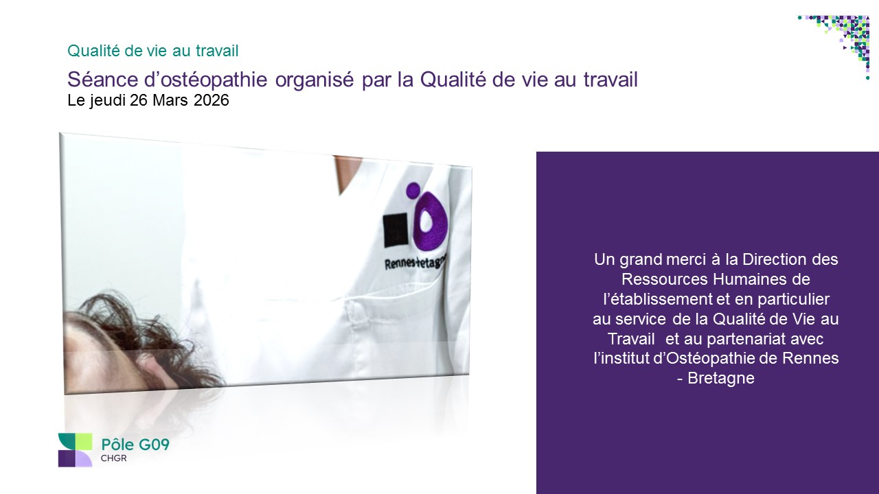 Journée ostéopathie du 26 Mars 2026 avec les étudiants de l'institut d’ostéopathie de Rennes -Bretagne 