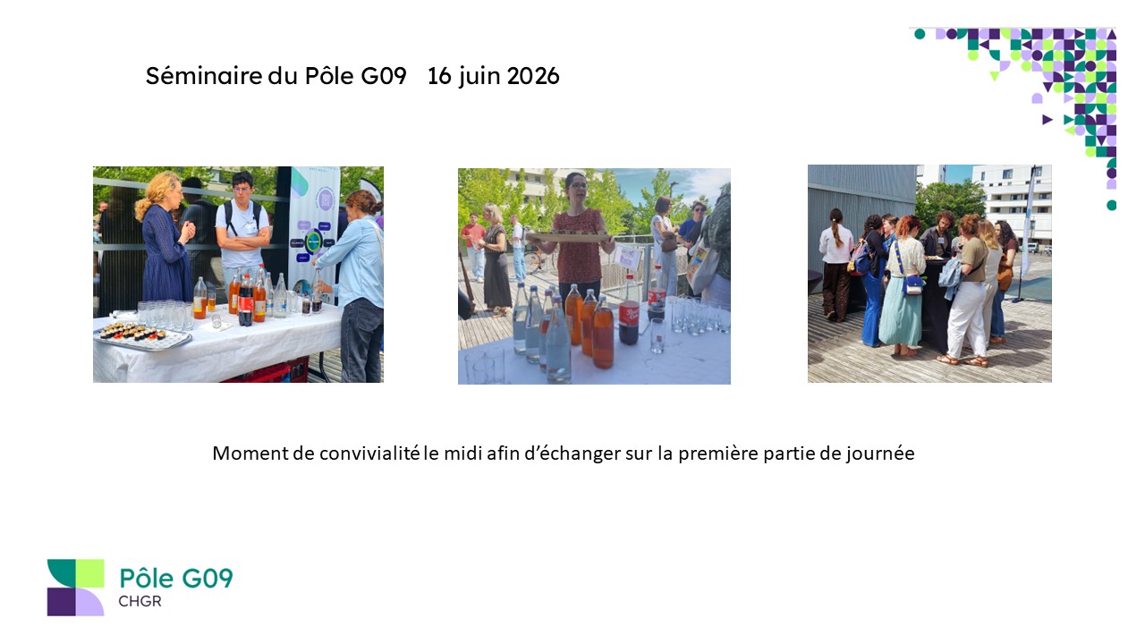 Moment de convivialité permettant aux professionnels présents d'échanger et de faire connaissance entre eux 